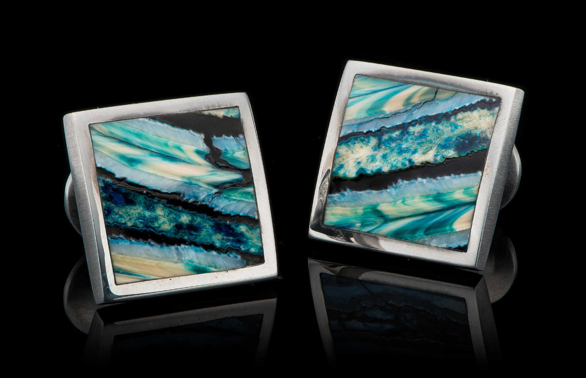 William Henry CUFFLINK Green Mammoth Duo CL MTGR