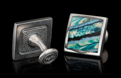 William Henry CUFFLINK Green Mammoth Duo CL MTGR