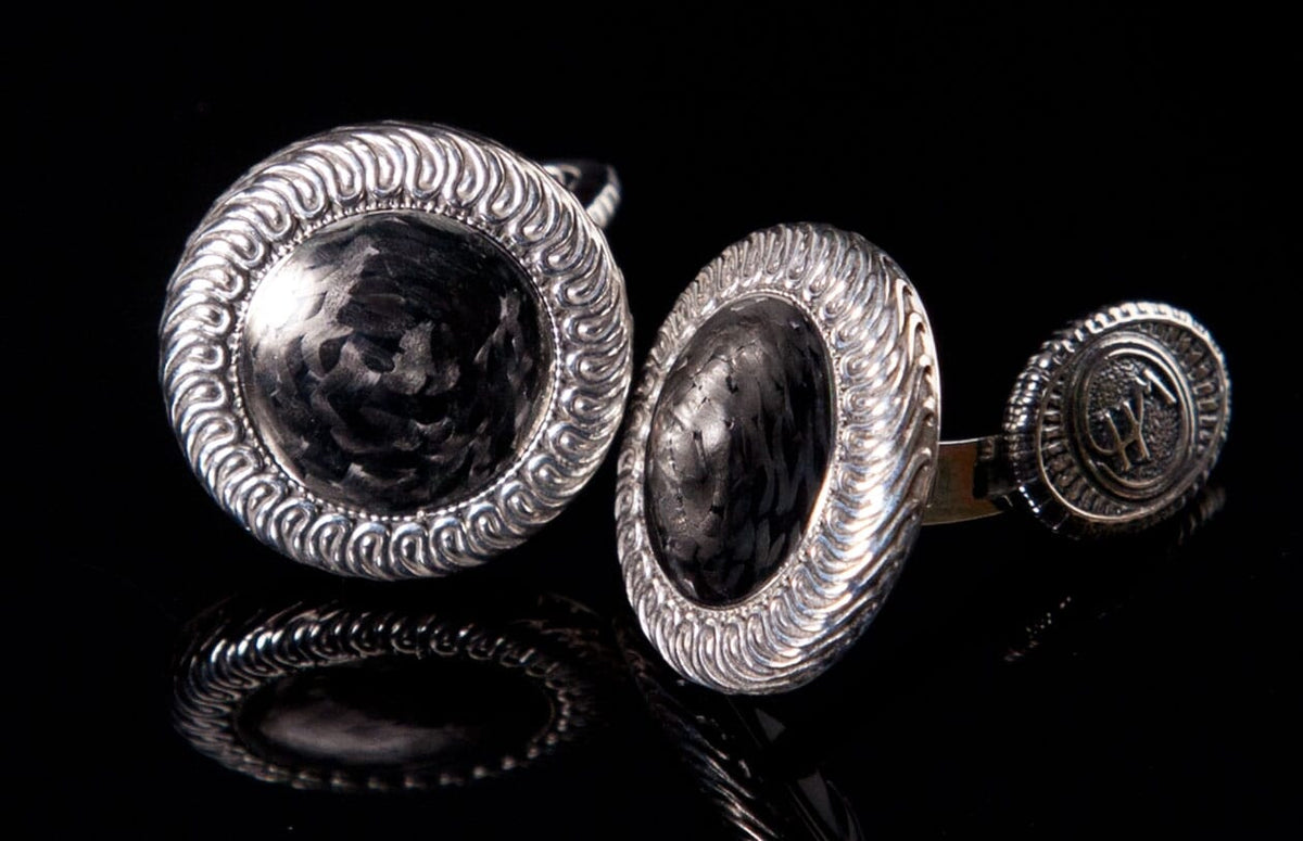 William Henry CUFFLINK CL1-4 Carbon Fiber