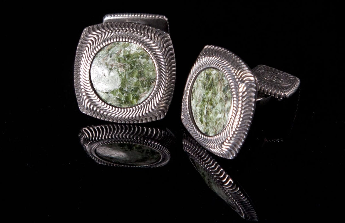William Henry CUFFLINK CL2-4 Green Dino