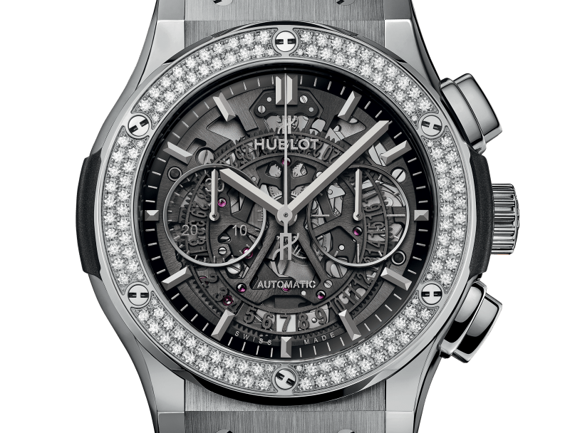 Hublot Classic Fusion Aerofusion Titanium Diamonds 45 mm 525.NX.0170.RX.1104