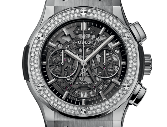 Hublot Classic Fusion Aerofusion Titanium Diamonds 45 mm 525.NX.0170.RX.1104