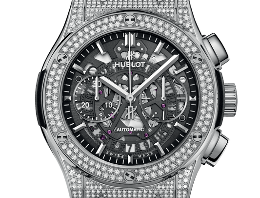 Hublot Classic Fusion Aerofusion Titanium Pavé 525.NX.0170.RX.1704
