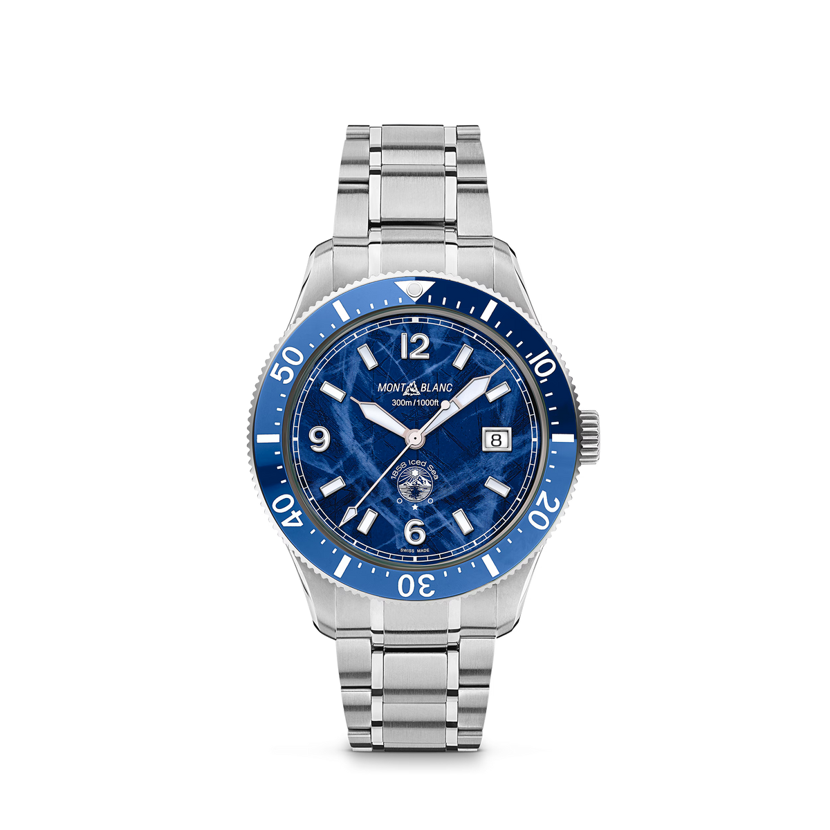 Montblanc Iced Sea Automatic Date - Steel - Ceramic - Blue - Montblanc® US MB129369