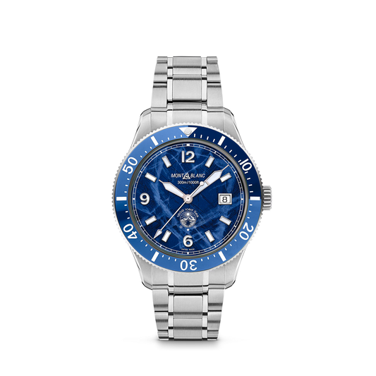 Montblanc Iced Sea Automatic Date - Steel - Ceramic - Blue - Montblanc® US MB129369