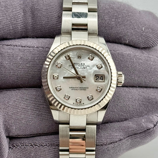 Pre-Owned Rolex Datejust Lady 28mm 279163