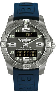 Breitling Aerospace Evo Diver Pro III Strap - Deployant Buckle E7936310/F562-diver-pro-iii-blue-deployant Men's Watch