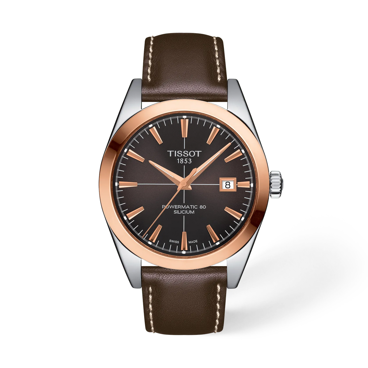 Tissot Gentleman Gold bezel 40mm T9274074629100