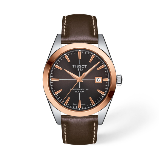 Tissot Gentleman Gold bezel 40mm T9274074629100