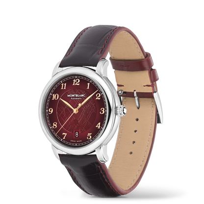 Montblanc Star Legacy Automatic 39 mm Limited Edition - 1786 pieces - Steel - Burgundy - Montblanc® US MB133243