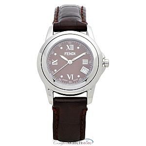 Fendi 'Loop women -Brown Dial Stainless Steel Case Quartz Movement F231222