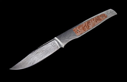 William Henry KNIVES F35 Burlwood
