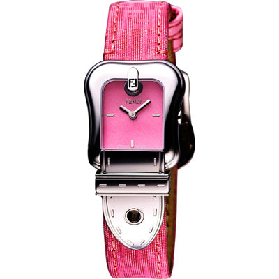 Fendi' B. Watch Fendi Ladies - Pink Dial Stainless Steel Case Quartz Movement F370277F