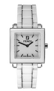 Fendi F622240 Ceramic Quadro ladies Swiss watch