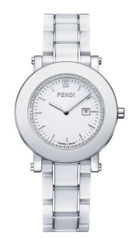 Fendi Ceramic Diamond Womens Watch F642140D