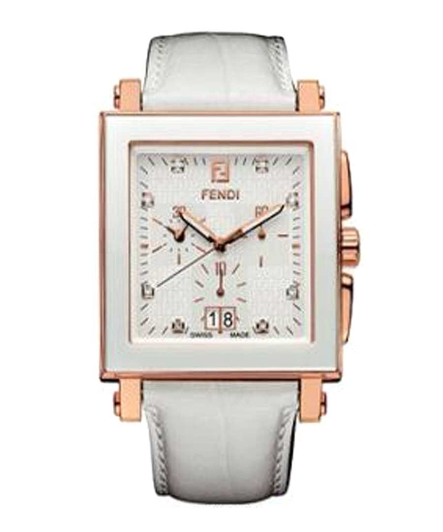 Fendi Ceramic Quadro Mens Watch F658144