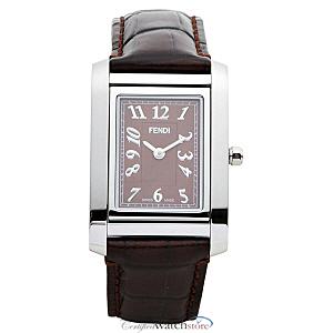 Fendi 'Loop women - Brown Dial Stainless Steel Case Quartz Movement F771322