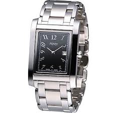 Fendi 'Loop women watch- Black Dial Stainless Steel Case Quartz Movement F775110