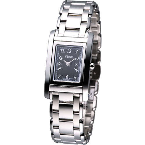 Fendi 'Loop women watch- Black Dial Stainless Steel Case Quartz Movement F775210