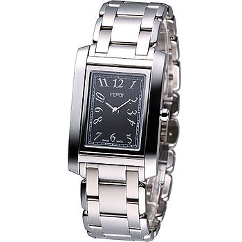 Fendi 'Loop women watch- Black Dial Stainless Steel Case Quartz Movement F775310