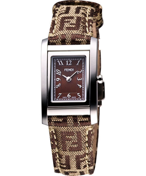 Fendi 'Loop women - Brown Dial Stainless Steel Case Quartz Movement F778222