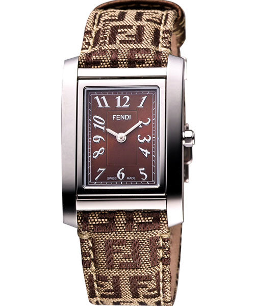 Fendi 'Loop women - Brown Dial Stainless Steel Case Quartz Movement F778322