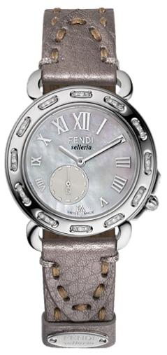 Fendi Selleria Watch Ladies Diamond Mother of Pearl Dial F81034DCH