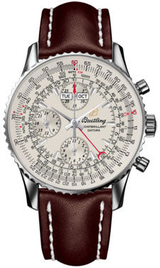 Breitling - Montbrillant Datora Stainless Steel A2133012/G746-leather-brown-tang Men's Watch