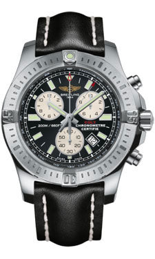 Breitling - Colt Chronograph Leather Strap A7338811/BD43-leather-black-deployant Men's Watch