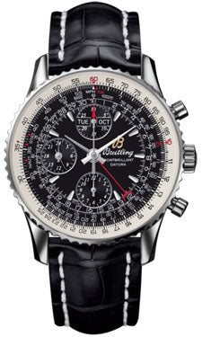 Breitling - Montbrillant Datora Stainless Steel A2133012/BB58-croco-black-deployant Men's Watch