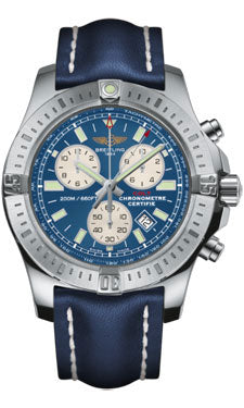 Breitling - Colt Chronograph Leather Strap - A7338811/C905-leather-blue-tang Men's Watch