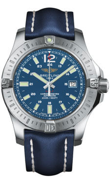 Breitling - Colt Automatic Leather Strap - A1738811/C906-leather-blue-tang Men's Watch