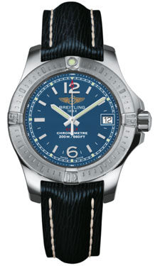 Breitling - Colt Lady Sahara Leather Strap - A7738811/C908-sahara-mariner-blue-tang Men's Watch