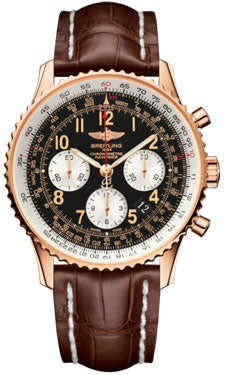 Breitling Navitimer 01 RB012012/BB07 Croco Brown Tang Mens Watch