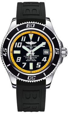 Breitling Superocean 42 A1736402/BA32 Diver Pro-iii Black Tang Mens Watch