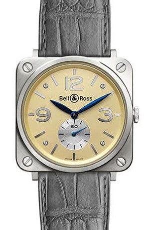 Bell & Ross BR-S Gold Ivory Dial Watch