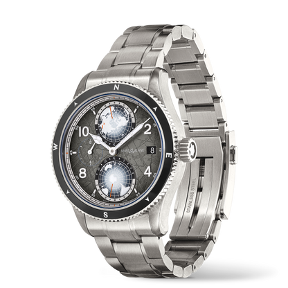 Montblanc 1858 Geosphere 0 Oxygen The 8000 - TITANIUM, STEEL, CERAMIC - Gray - Montblanc® US MB130982