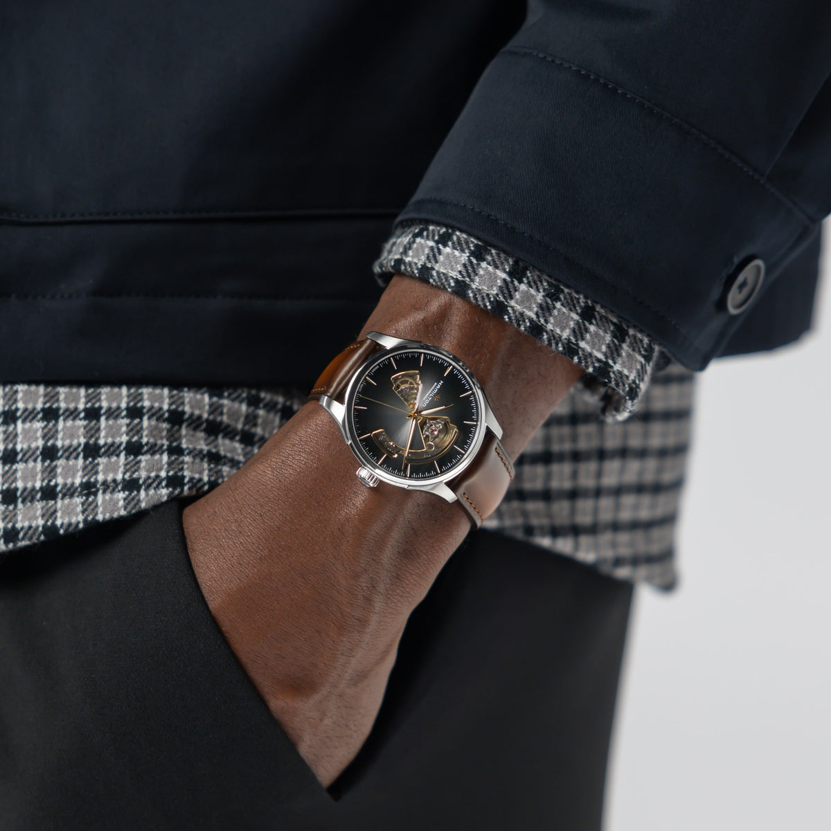 Hamilton Jazzmaster Open Heart Auto 40 mm H32675581