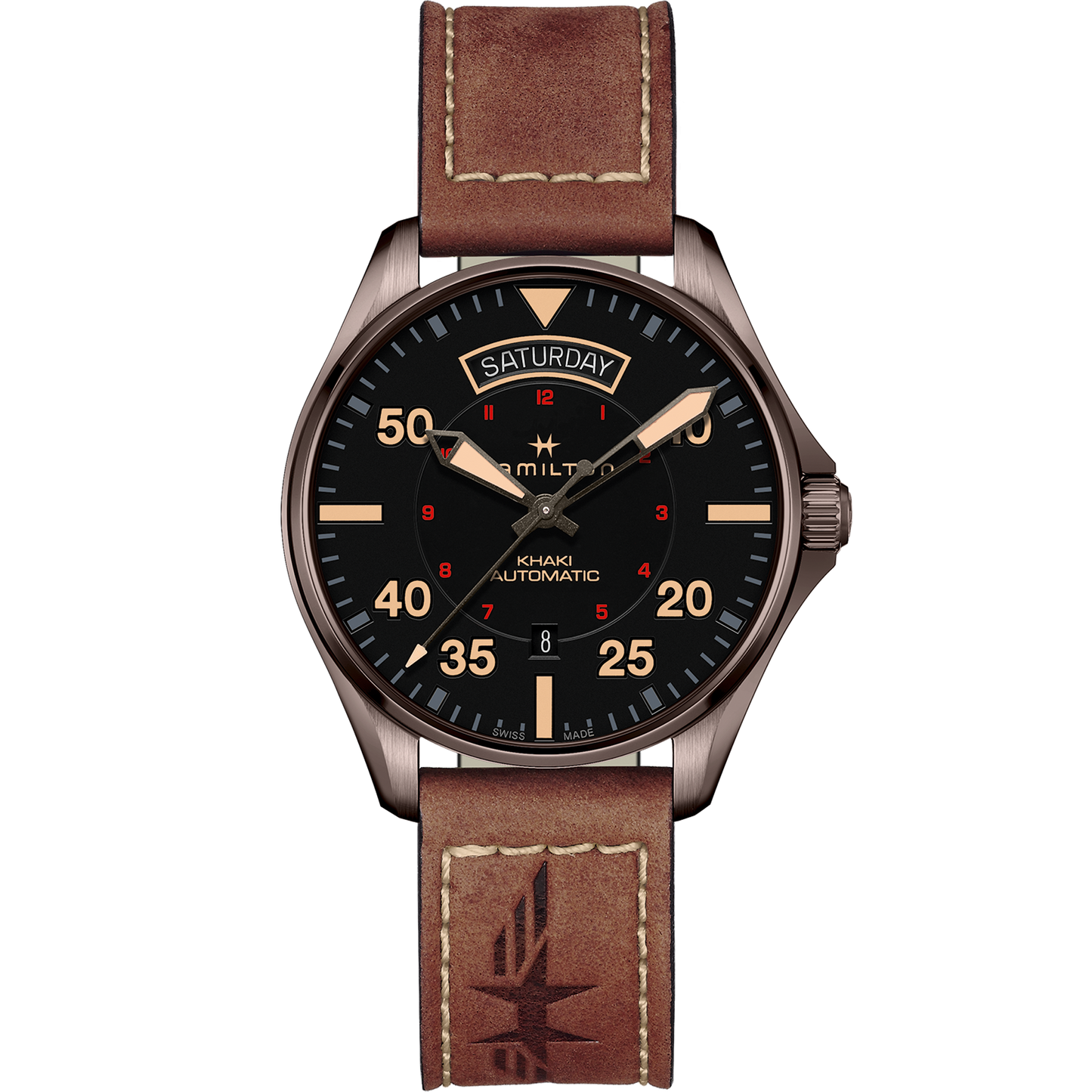 Khaki Aviation Day Date Auto