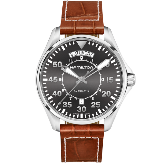 Hamilton Khaki Aviation Pilot Day Date Auto H64615585