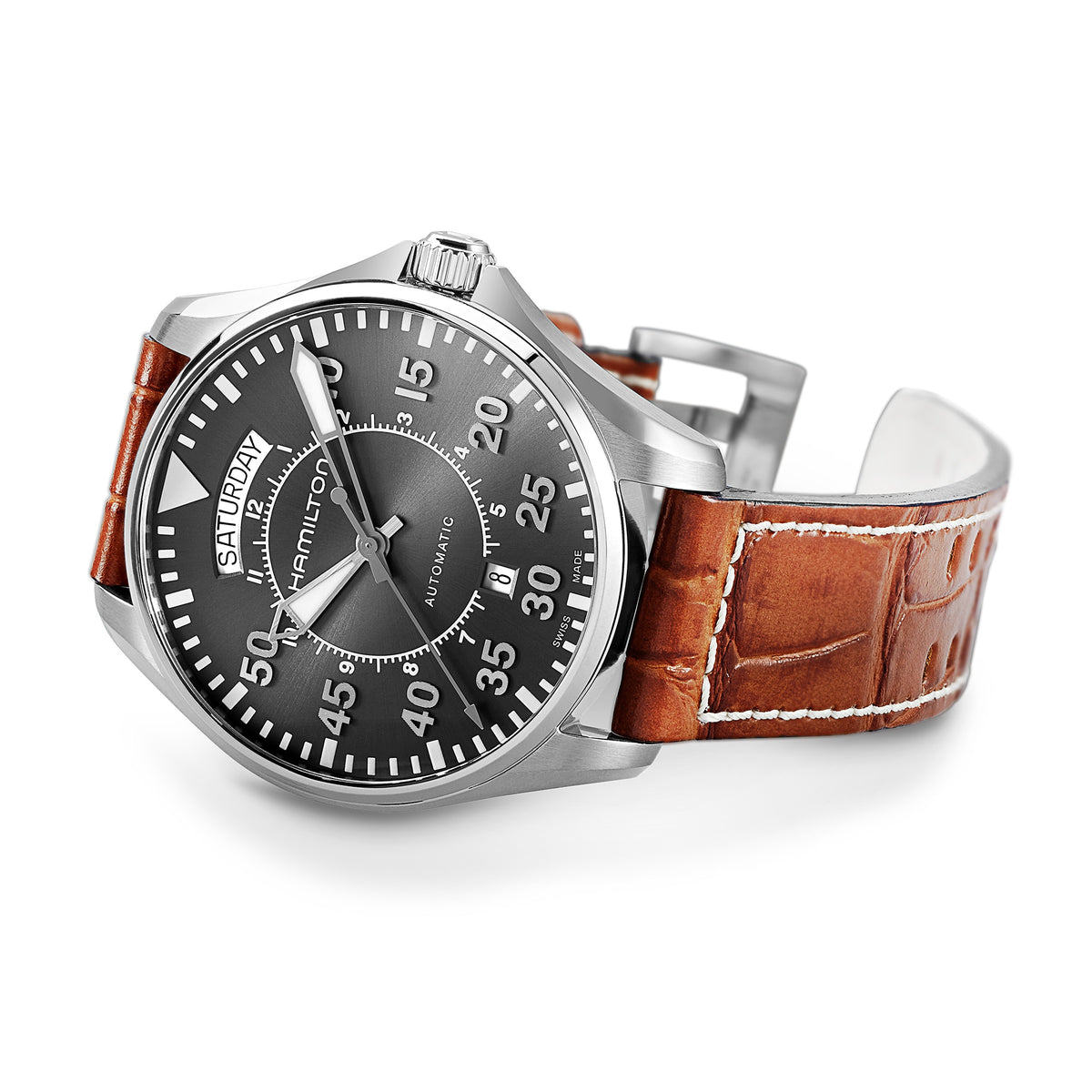 Hamilton Khaki Aviation Pilot Day Date Auto H64615585