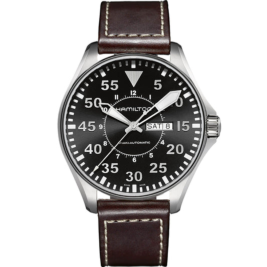 Khaki Aviation Pilot Day Date Auto