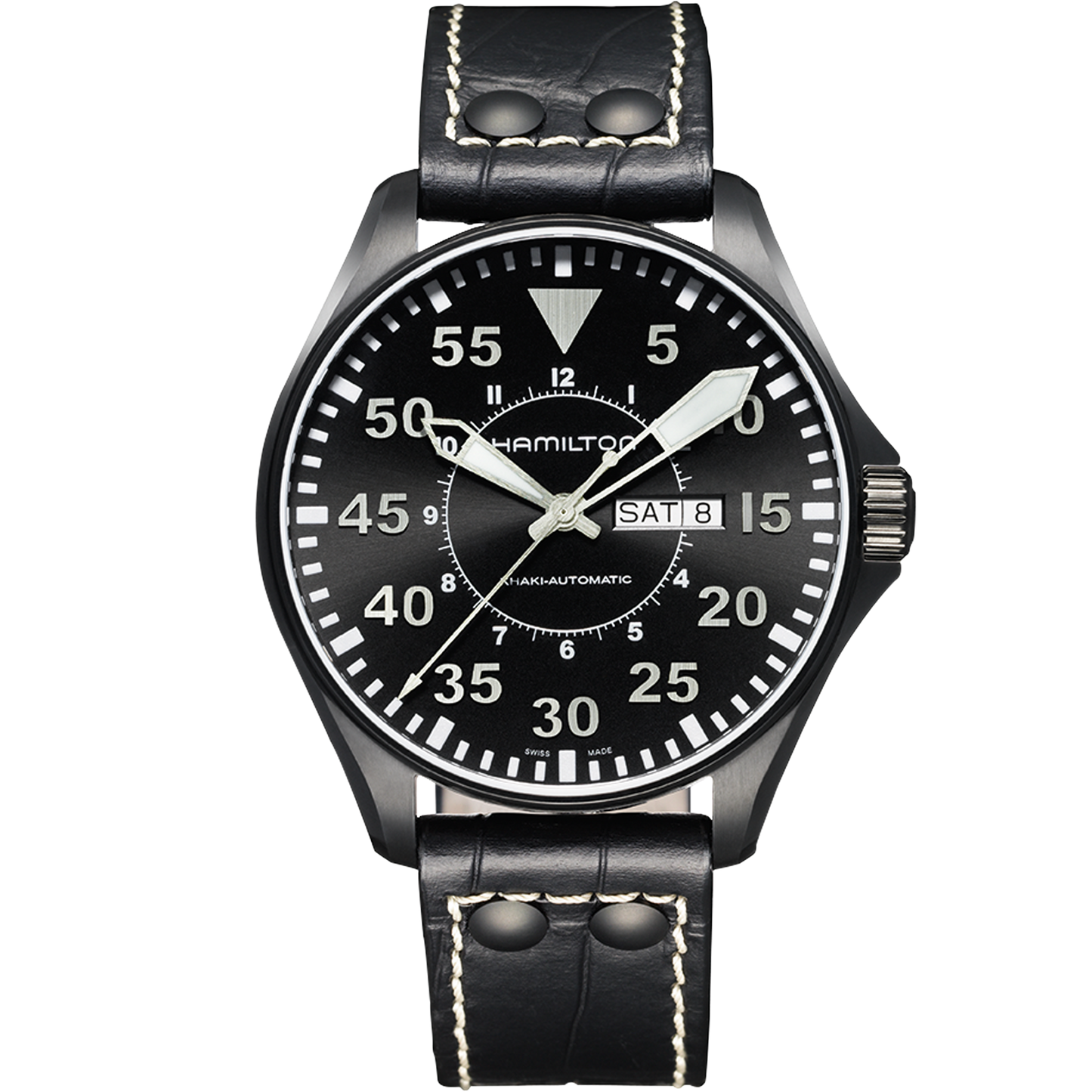 Khaki Aviation Pilot Day Date Auto