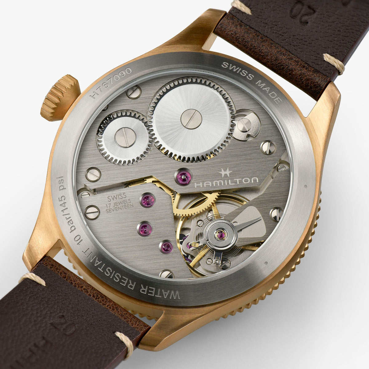 Hamilton Khaki Aviation Pilot Pioneer Mechanical Bronze 43mm H76709510