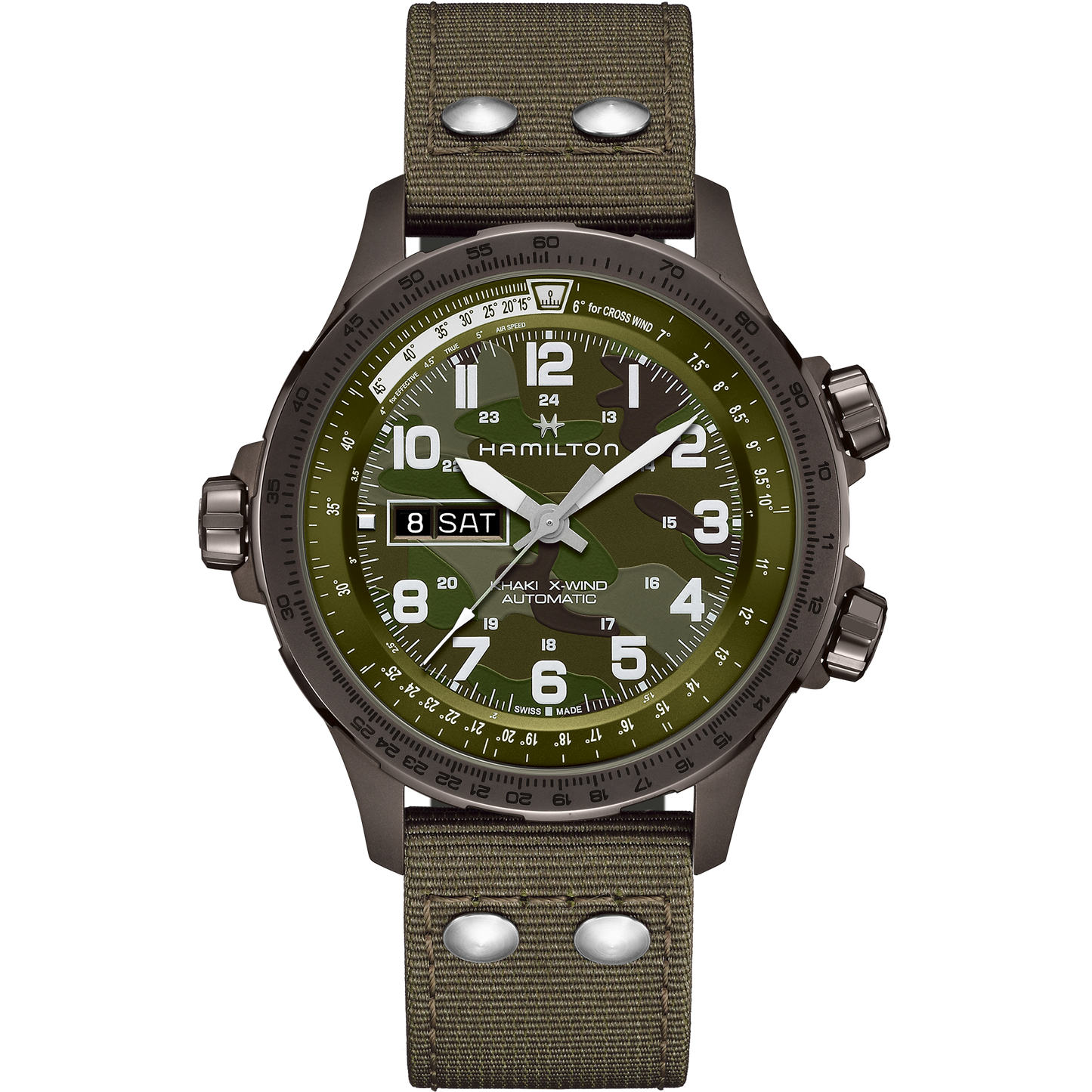 Khaki Aviation X-Wind Day Date Auto