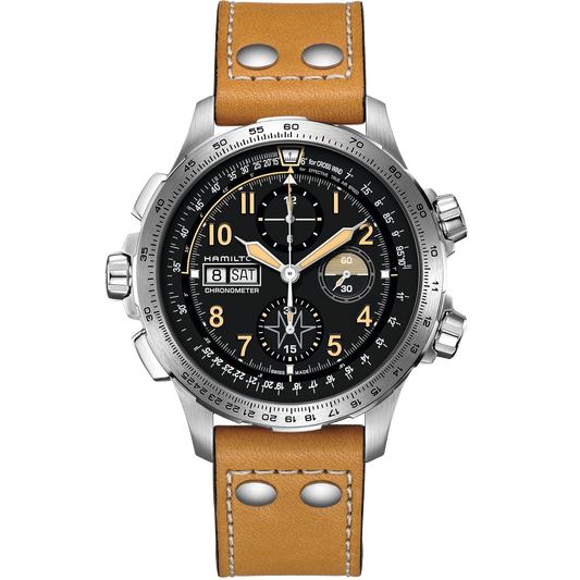 Khaki Aviation X-Wind Day Date Auto Chrono