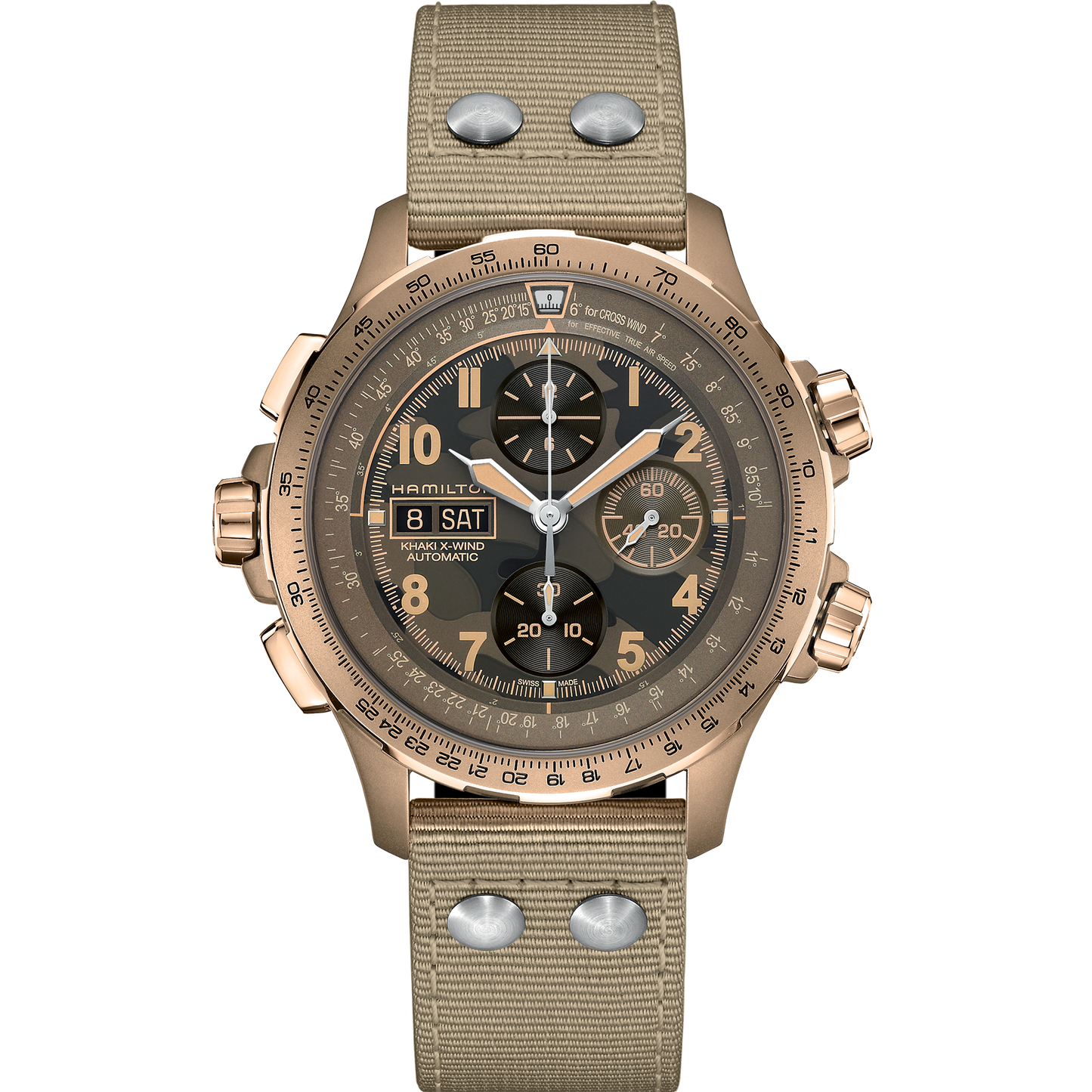 Khaki Aviation X-Wind Auto Chrono