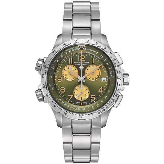 Khaki Aviation X-Wind Gmt Chrono Quartz