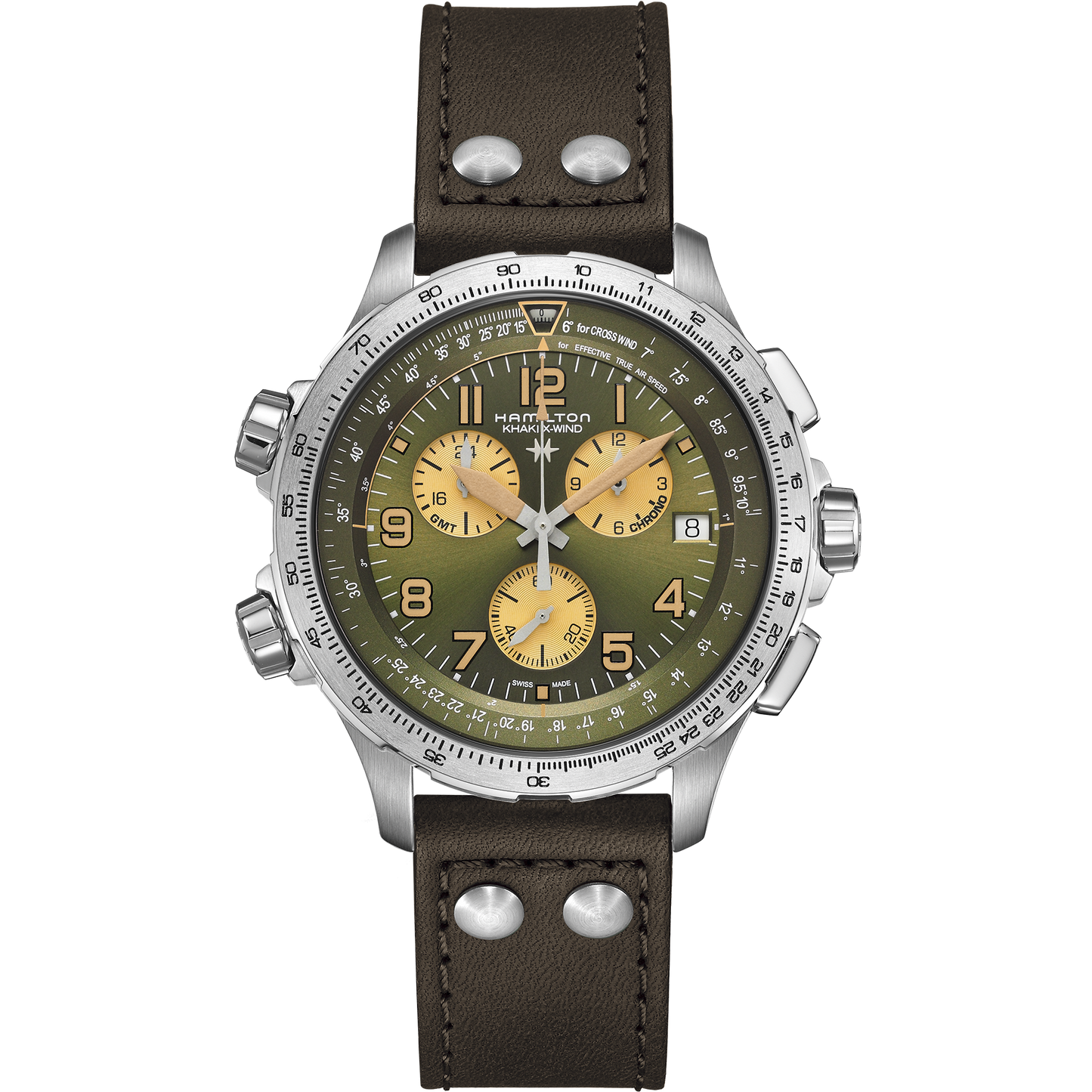 Khaki Aviation X-Wind Gmt Chrono Quartz