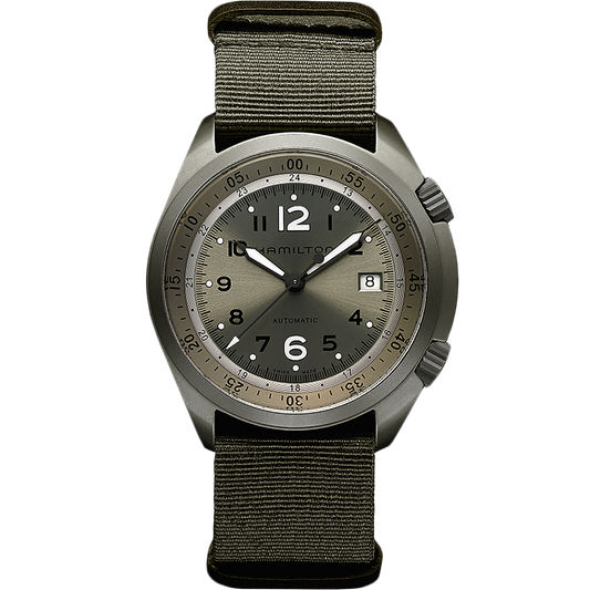 Khaki Aviation Pilot Pioneer Aluminium